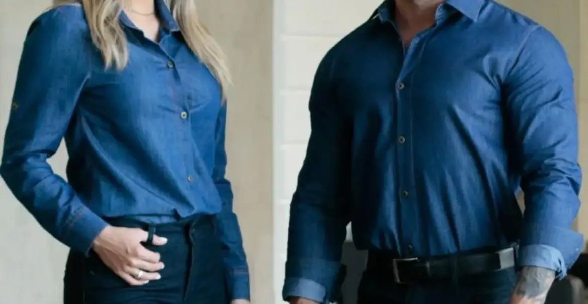 Profissionais utilizando uniformes Renascency